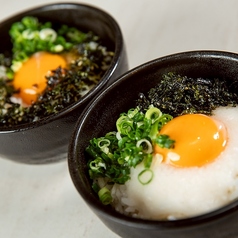 とろろと卵黄のごはん