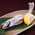 料理メニュー写真&nbsp;岩魚の塩焼き（安曇野産）