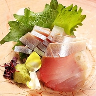 季節によって変わる鮮魚はオーナーのこだわり！