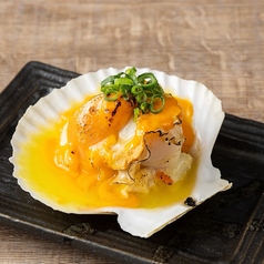 ホタテとポテサラのガリバタチーズ焼き