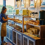 パン食べ放題｜おしゃれな雰囲気の店内はランチや女子会に◎自家製焼きたてパン食べ放題で存分に☆