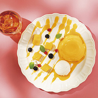 食後のデザートで南国の風を感じて♪