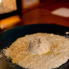 濃厚チーズリゾット＆ブラータチーズ