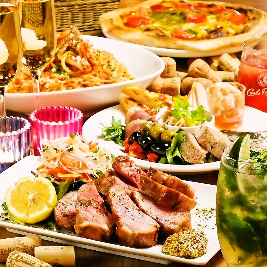 ボリュームたっぷりのコースは2500円(税込)から♪飲み会や宴会、2次会や打ち上げにもピッタリ★