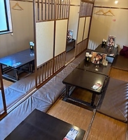 大型宴会が可能な掘りごたつ式のお座敷完備