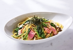 ほうれん草とベーコンのバター醤油