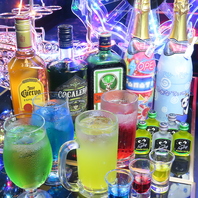 飲み放題の種類が豊富★
