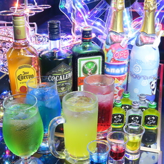 飲み放題の種類が豊富★