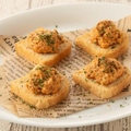 料理メニュー写真&nbsp;あん肝ガーリックミニトースト