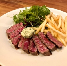 牛サーロインステークフリット