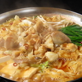 料理メニュー写真&nbsp;特製味噌ホルモン鍋（うどん入） 一人前