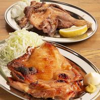 【どっちにする？】親鶏焼き＆楽鶏焼き