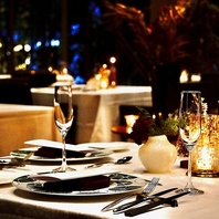 1組1組へ、テーブル担当が特別な日をお手伝いいたします