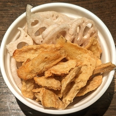 れんこん＆ごぼうチップス