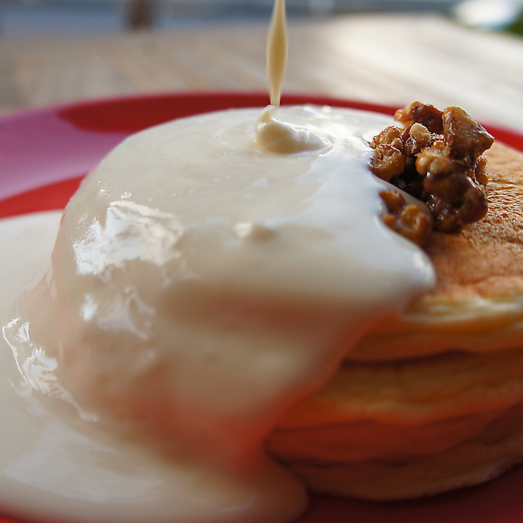 人気の衰えを知らないパンケーキはまだまだ大好評♪種類も豊富にご用意☆