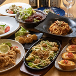 ガッツリとした鉄板ものから、ヘルシーなサラダまで様々な種類のお料理を豊富にご用意しております♪