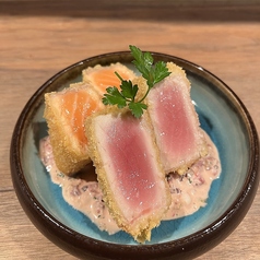 レアかつ~マグロとサーモン2種盛り~