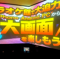 迫力満点の二面プロジェクタールームになります。本人出演などの映像重視の方はぜひこちらのルームをご体験ください。こちらのお部屋は人気が高いため、店舗までお電話にてご予約くださいますようお願い申し上げます。ご予約の際は、「デュアルモニタールーム希望」をお申し付けください。