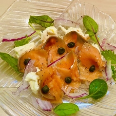 スモークサーモンとクリームチーズ