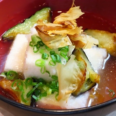茄子と豆腐の揚げ出し