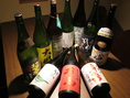 【日本酒】プレミアム飲み放題付コースでは瓶ビールを除く当店のすべてのドリンクが飲み放題です!!