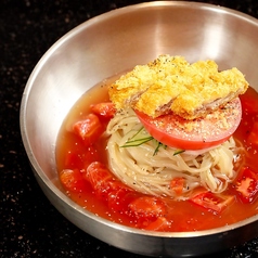 トマトカツ冷麺
