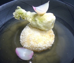 百合根饅頭 銀餡 たらの芽 花びら百合根