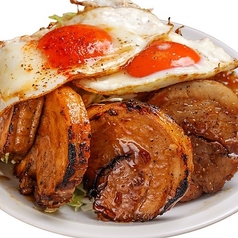 チャーシューマウンテンエッグ定食