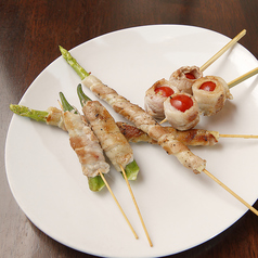 豚巻き串　アスパラ
