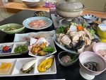 海辺里名物！銚子港水揚げ　「どぶ汁仕立てあんこう鍋料理」￥5400