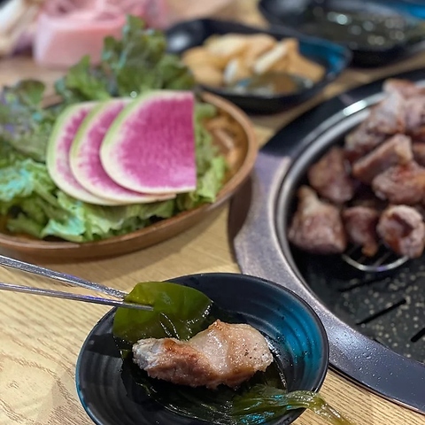 西葛西で本格韓国焼肉と厚切りサムギョプサルを堪能