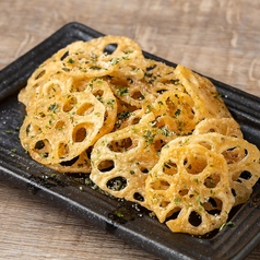れんこんのばりばり揚げ のり塩味