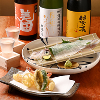 ◆新鮮な活魚料理や地産の野菜や旬魚を使用した天婦羅◆