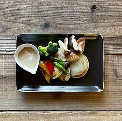 焼き野菜のバーニャカウダ