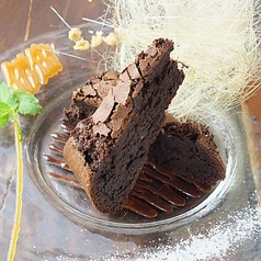自家製ショコラケーキ