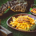料理メニュー写真 タコミート＆チェダーチーズ
