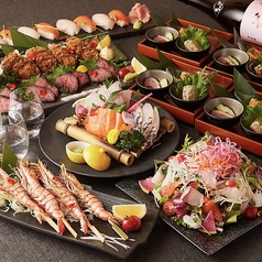 お酒に合う逸品の種類も豊富にご用意