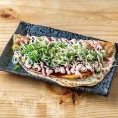 大阪名物 明太マヨねぎいか焼き