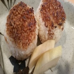 いしる醤油の焼きおにぎり