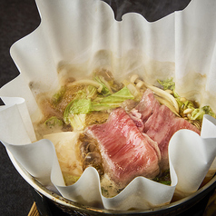 厳選霜降り佐賀牛のすき焼き 1人前3980円