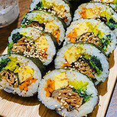 テイクアウトもできます！手作り特製韓国キンパ！の写真