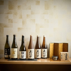 天麩羅に合う厳選された日本酒を取り揃えております。
