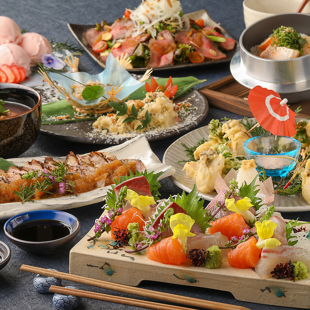 #大阪#梅田#居酒屋#海鮮#牡蠣#鍋#宴会#接待#誕生日#個室#日本酒# 寿司#食べ放題