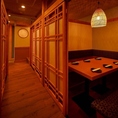【全席完全個室居酒屋】広々とした個室多数♪周りを気にせずお寛ぎいただける個室空間はお勤め先でのご宴会や飲み会、女子会等様々なシーンに最適です◎落ち着きのある快適空間でごゆっくりとお過ごしください。(秋葉原/牛タン/居酒屋/食べ放題/飲み放題/完全個室/焼き鳥/海鮮)