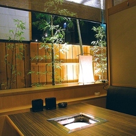 全席個室感覚の和空間