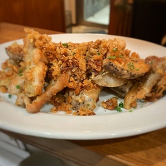 鶏せせりと長芋のスパイスソテー