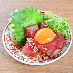 まぐろぶつユッケ