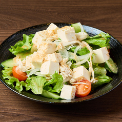 和風ごまドレ豆腐サラダ