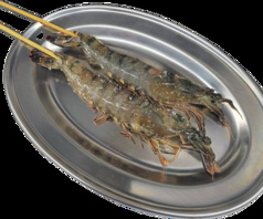 殻ごと食べれるえび串（2本入り）