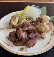 鉄板鶏焼き３種盛り